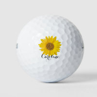 Yellow Sunflower with Custom Name