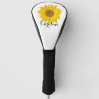 Yellow Sunflower with Custom Name