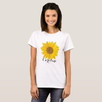 Yellow Sunflower with Custom Name