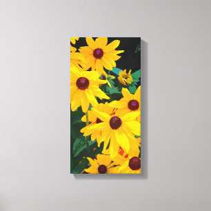 Yellow sunflowers canvas print