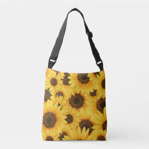 Yellow Sunflowers Crossbody Bag