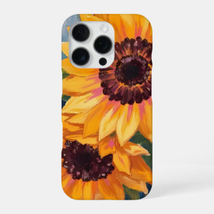 Yellow Sunflowers   Watercolor Floral Painting iPhone 16 Pro Case