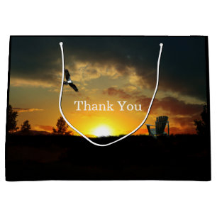 Yellow Sunset Grassy Meadow Gift Bag
