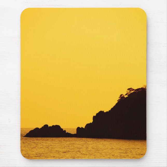 yellow sunset mousepad (Front)