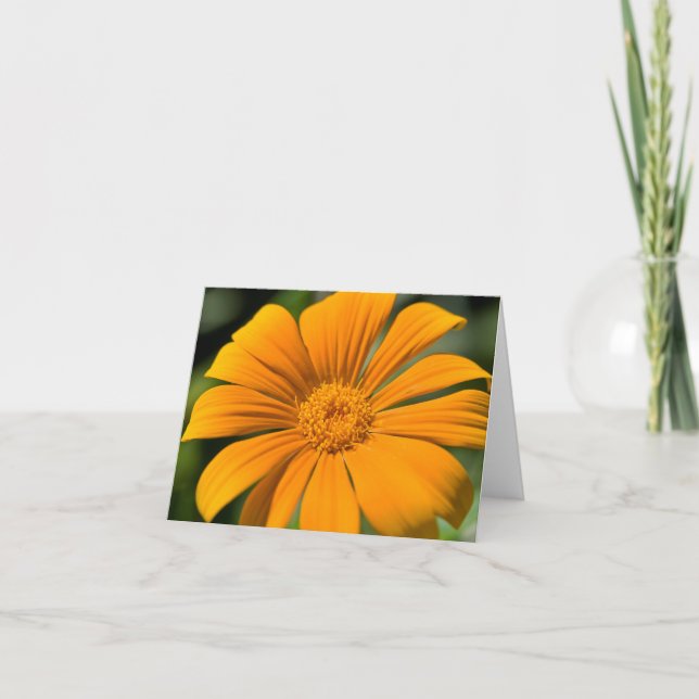 Yellow Sunshine Flower Notecard (Front)