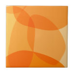 Yellow Sunshine Organic Shapes Abstract Art Design Tile<br><div class="desc">Modern abstract art design with cool organic shapes drawn in ombre shades of golden sunny yellow.</div>