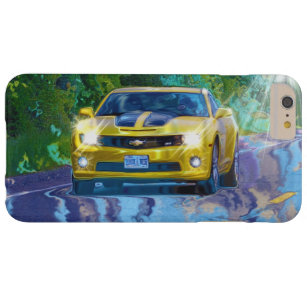 Yellow Superfast Sports Car Cell Phone Case