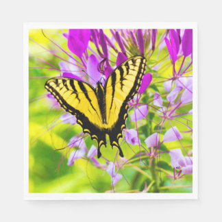 Yellow Swallowtail Butterfly Napkin