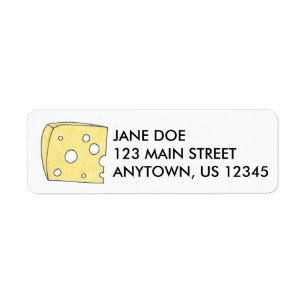 Yellow Swiss Cheese Lover Foodie Address