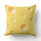 Yellow Swiss Cheese Texture Cushion / Pillow