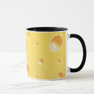Yellow Swiss Cheese Texture Mug