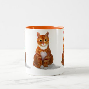 Yellow Tabby Cat Mug
