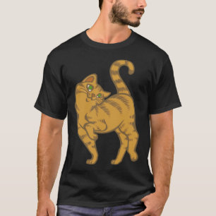 Yellow Tabby Orange Tabby Cat Cute Kitty Kitteh T-Shirt