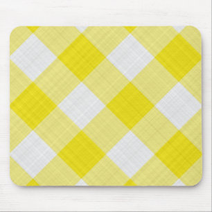 yellow table cloth mouse mat
