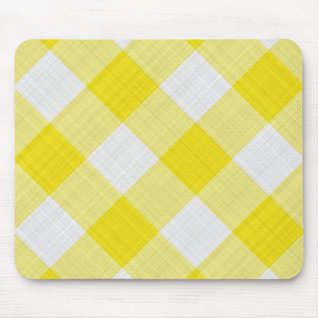 yellow table cloth mouse mat (Front)