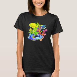Yellow Tangs Reef Saltwater Marine Aquarium Fish T T-Shirt