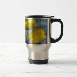 Yellow Tangs Travel Mug