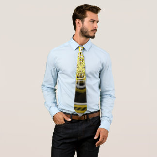 Yellow Tape Roller Coaster Ride on Fractal Rails Tie