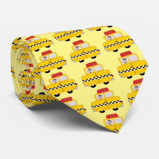 Yellow Taxi Design Tie