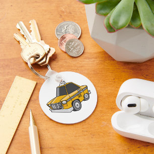 Yellow Taxi Key Ring