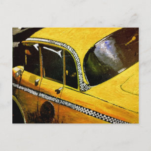 Yellow Taxi Postcard