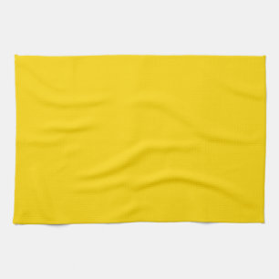 yellow tea towel
