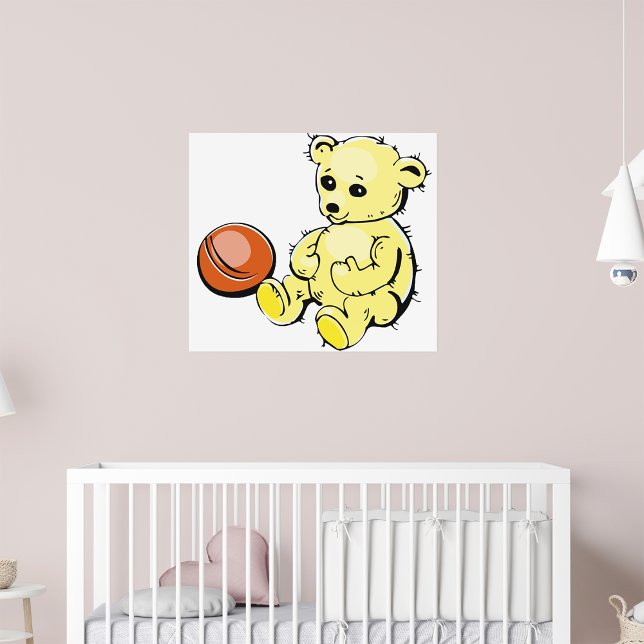 Yellow Teddy Bear Poster (Creator Uploaded)