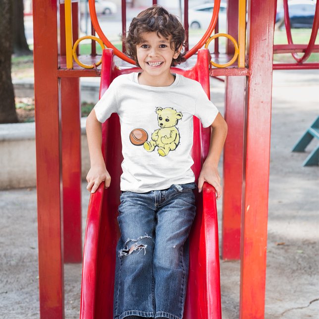 Yellow Teddy Bear T-Shirt (Creator Uploaded)