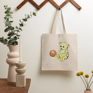 Yellow Teddy Bear Tote Bag