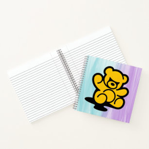 Yellow Teddy Trouble Notebook