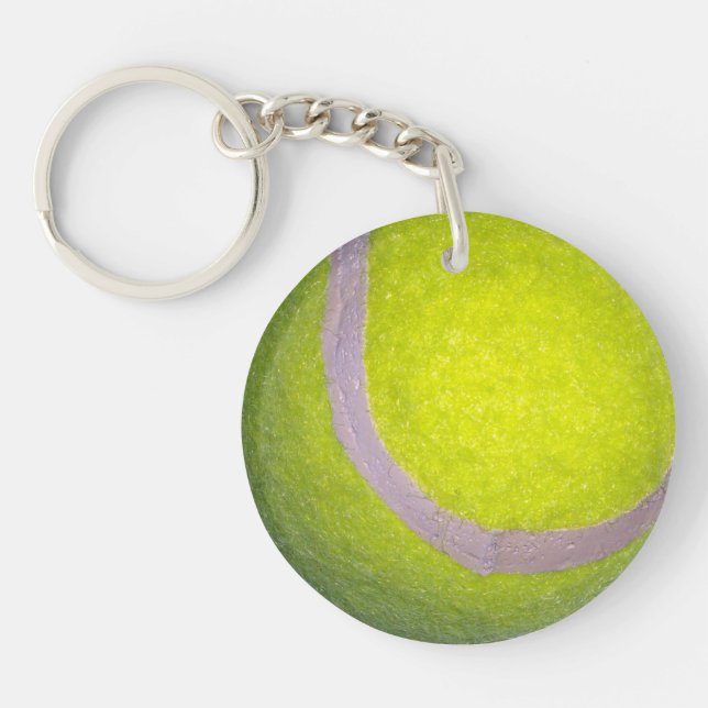 Yellow Tennis Ball, Key Ring (Front)