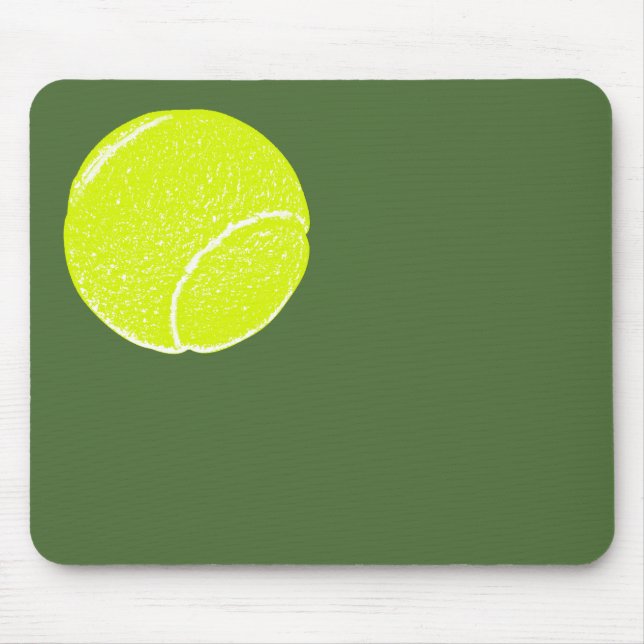 yellow tennis ball mouse mat (Front)