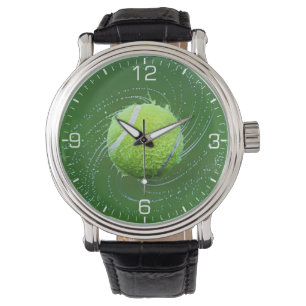 Yellow Tennis Ball Personalised Watch