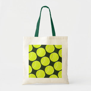 yellow tennis ball tote bag