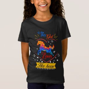 Yellow This Girl Loves Her Horse T-Shirt