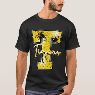 Yellow Tiger Pride School Spirit Mascot Teacher Ti T-Shirt