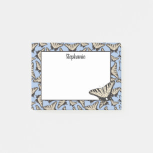Yellow Tiger Swallowtail Butterfly Illustration Post-it Notes