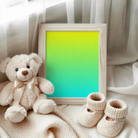 Yellow to Aqua Gradient