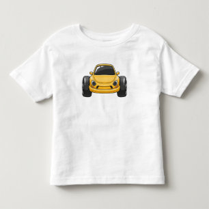 Yellow Toon Racer Compact Toddler T-Shirt