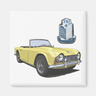 Yellow TR4 Magnet