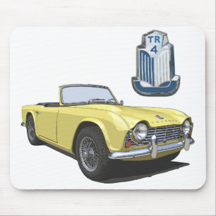 Yellow TR4 Mouse Mat