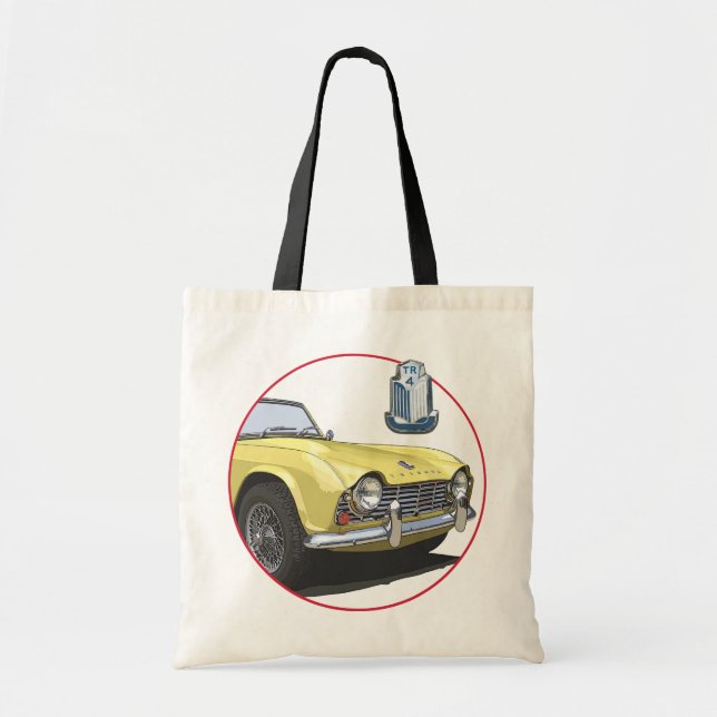 Yellow TR4 Tote Bag (Front)
