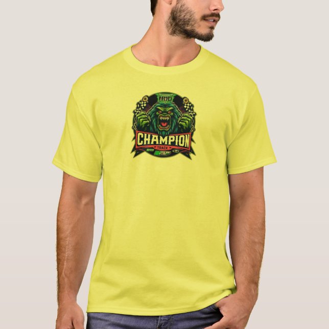 Yellow Track Champ T-Shirt (Front)