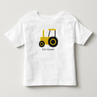 Yellow Tractor Toddler T-Shirt