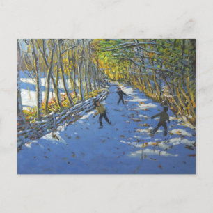 Yellow trees Allestree Park 2012 Postcard