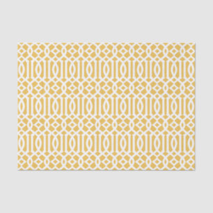 Yellow Trellis   Tissue Paper