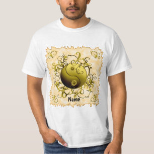 Yellow Tribal Yin Yang T-Shirt