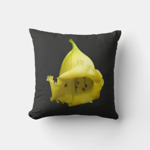 Yellow Tropical Blossom Cushion