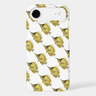 Yellow Tropical Chelmon Longirostris, Vintage Fish