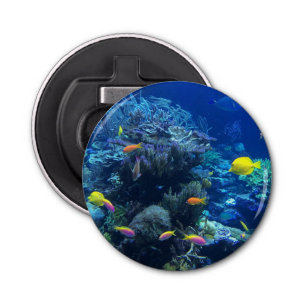 Yellow Tropical Fish Underwater Photo Bottle Opener